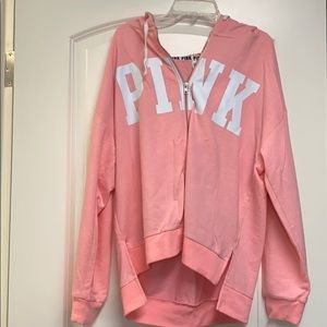 Pink zip up jacket